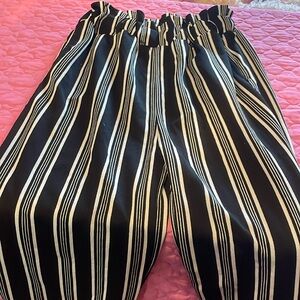 Scrunched waist flowy pants